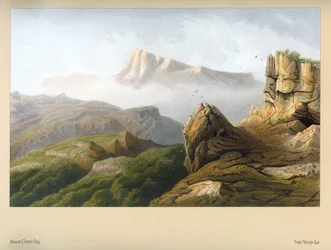 Carlo Bossoli. Mount Chatyr-Dag